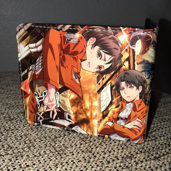 NWOT New ATTACK ON TITAN Bifold Wallet Unisex - Picture 3 of 4